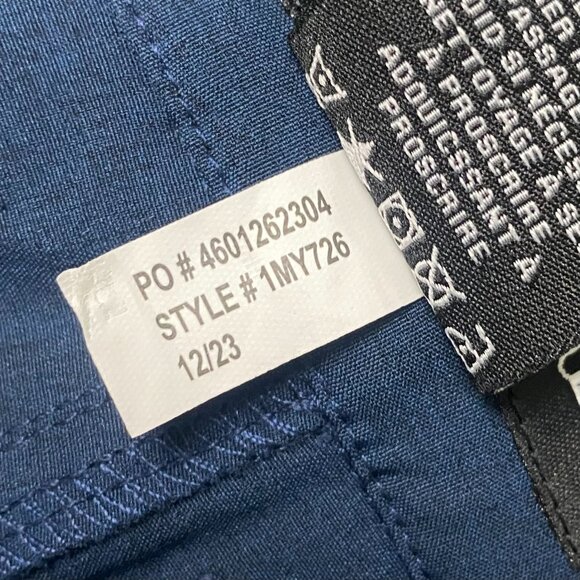 NWOT Travis Mathew Beck Shorts Men's 40 Blue Stretch Golf 1MY726 - Picture 7 of 12